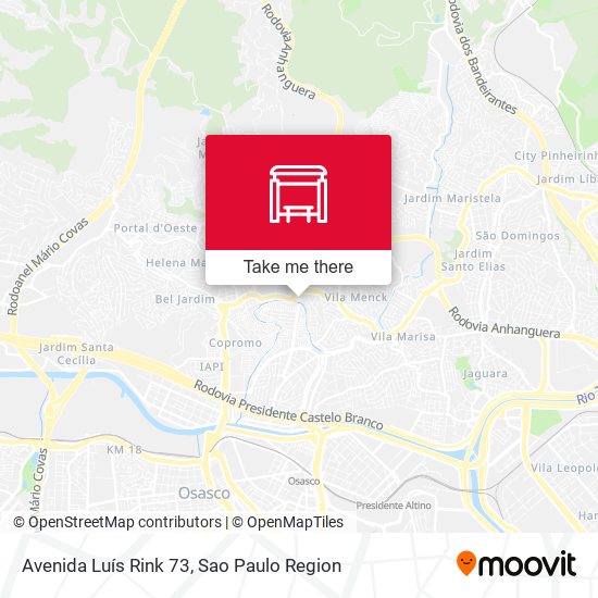 Avenida Luís Rink 73 map