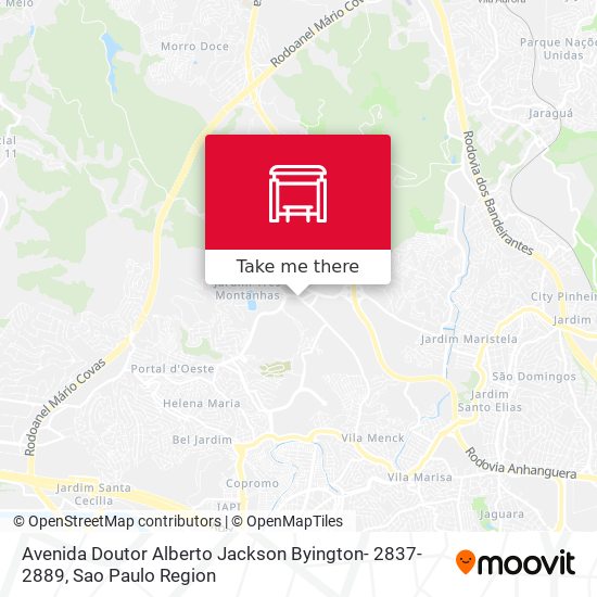Avenida Doutor Alberto Jackson Byington- 2837-2889 map
