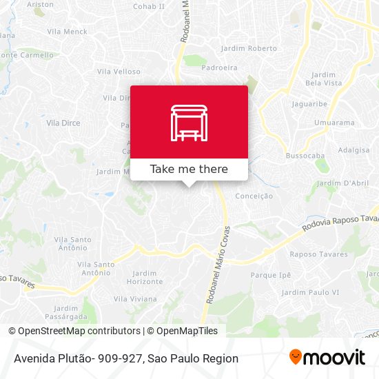 Avenida Plutão- 909-927 map