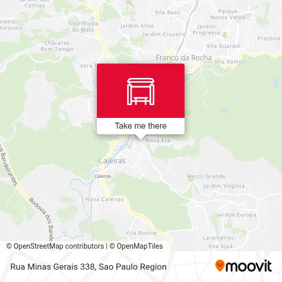 Rua Minas Gerais 338 map