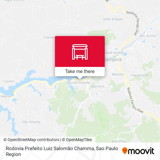 Rodovia Prefeito Luiz Salomão Chamma map