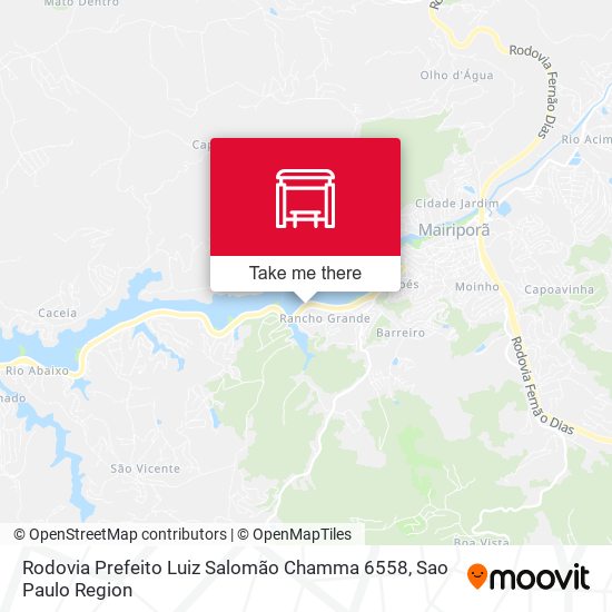 Rodovia Prefeito Luiz Salomão Chamma 6558 map