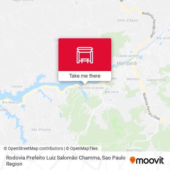 Rodovia Prefeito Luiz Salomão Chamma map