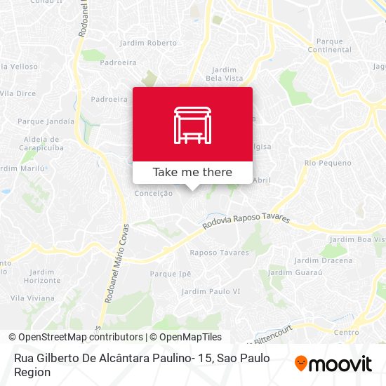 Rua Gilberto De Alcântara Paulino- 15 map
