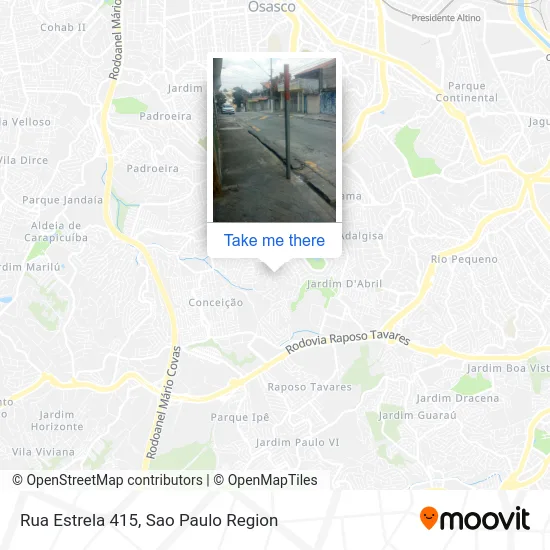 Rua Estrela 415 map