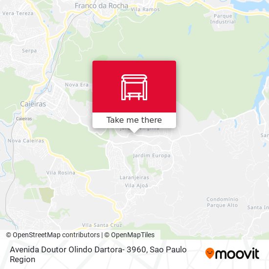 Avenida Doutor Olindo Dartora- 3960 map