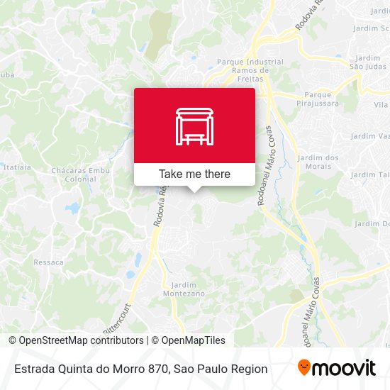 Estrada Quinta do Morro 870 map
