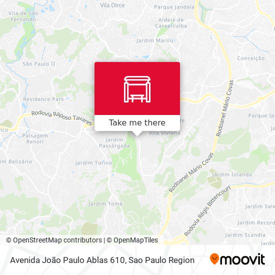 Mapa Avenida João Paulo Ablas 610