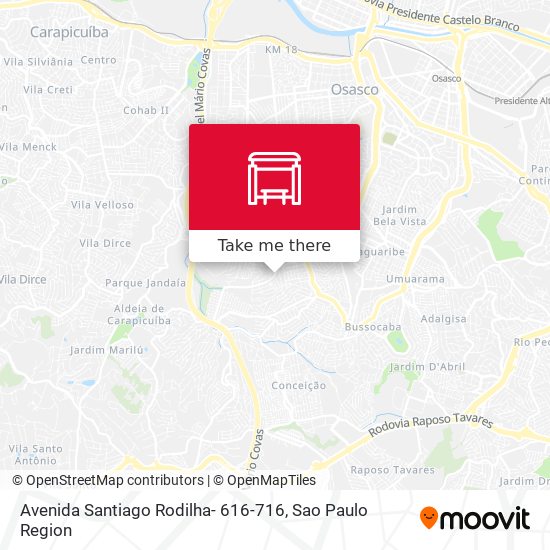 Avenida Santiago Rodilha- 616-716 map