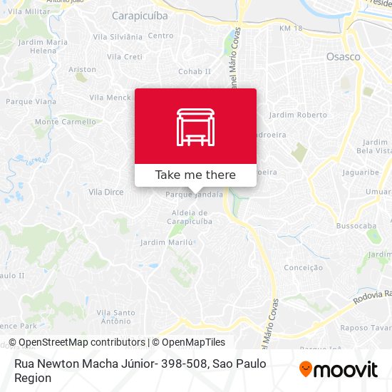 Rua Newton Macha Júnior- 398-508 map
