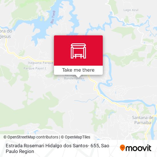 Estrada Rosemari Hidalgo dos Santos- 655 map