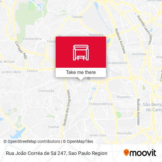 Rua João Corrêa de Sá 247 map