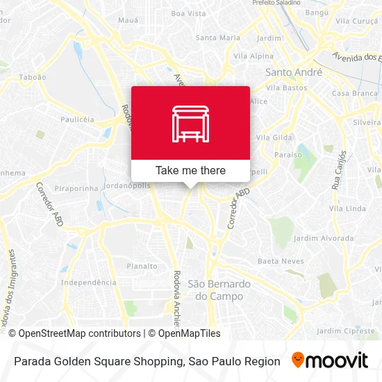Parada Golden Square Shopping map