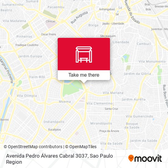 Avenida Pedro Álvares Cabral 3037 map