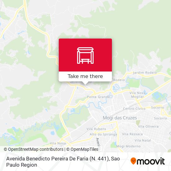 Avenida Benedicto Pereira De Faria (N. 441) map