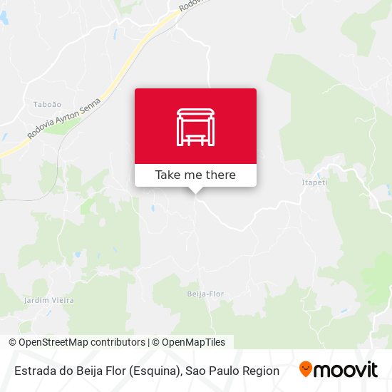 Estrada do Beija Flor (Esquina) map