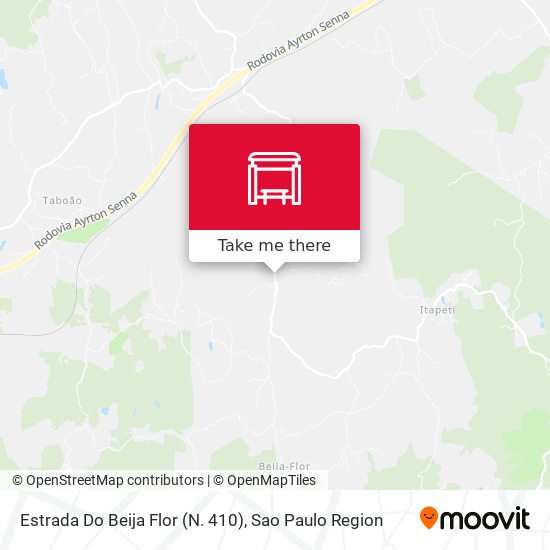 Estrada Do Beija Flor (N. 410) map