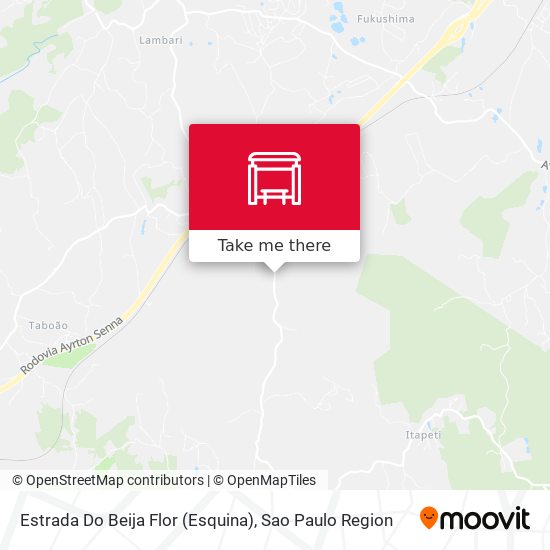 Estrada Do Beija Flor (Esquina) map
