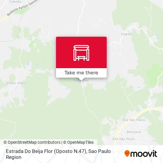 Estrada Do Beija Flor (Oposto N.47) map