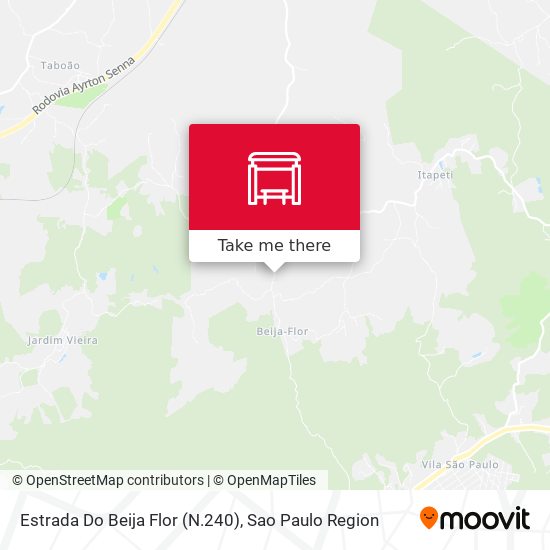 Estrada Do Beija Flor (N.240) map