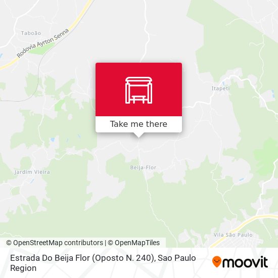 Estrada Do Beija Flor (Oposto N. 240) map