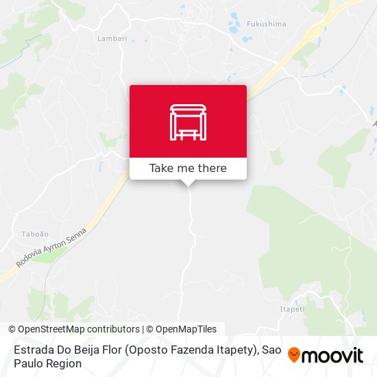Estrada Do Beija Flor (Oposto Fazenda Itapety) map