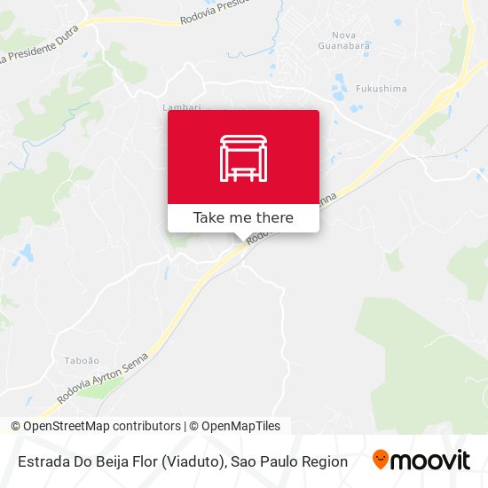 Estrada Do Beija Flor (Viaduto) map