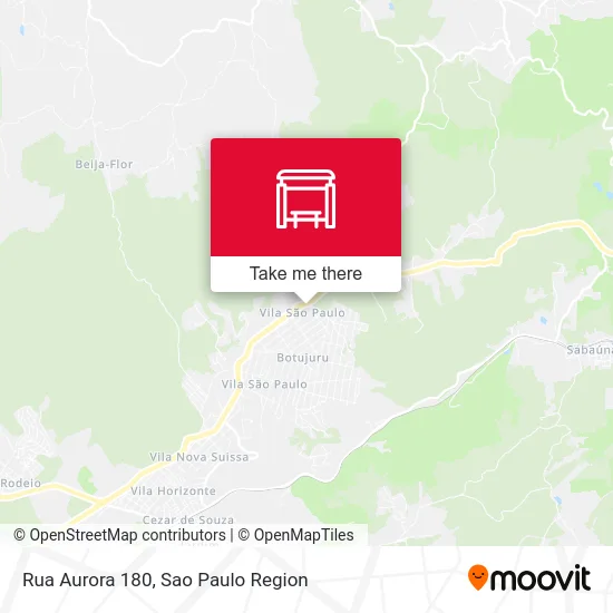 Rua Aurora 180 map