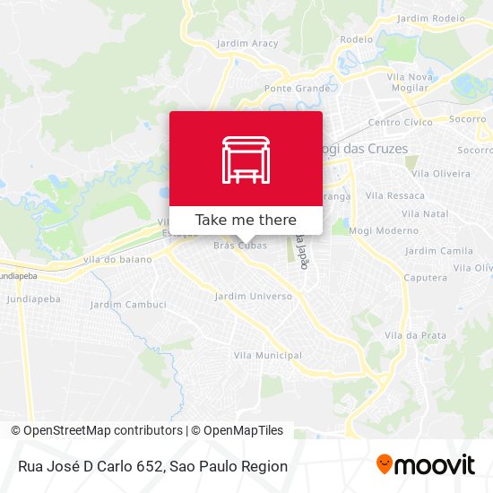 Rua José D Carlo 652 map