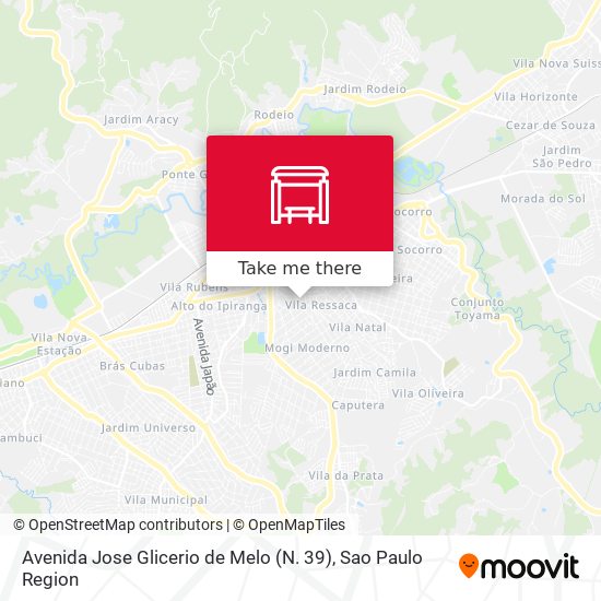 Avenida Jose Glicerio de Melo (N. 39) map
