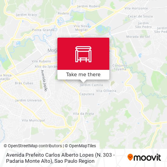 Avenida Prefeito Carlos Alberto Lopes (N. 303 - Padaria Monte Alto) map