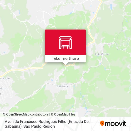 Avenida Francisco Rodrigues Filho (Entrada De Sabauna) map