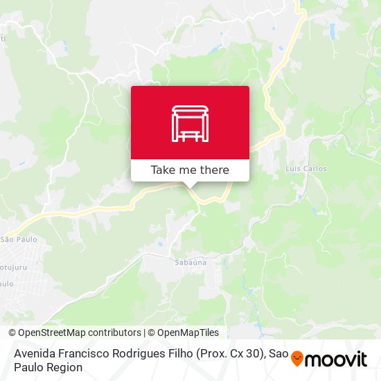 Avenida Francisco Rodrigues Filho (Prox. Cx 30) map