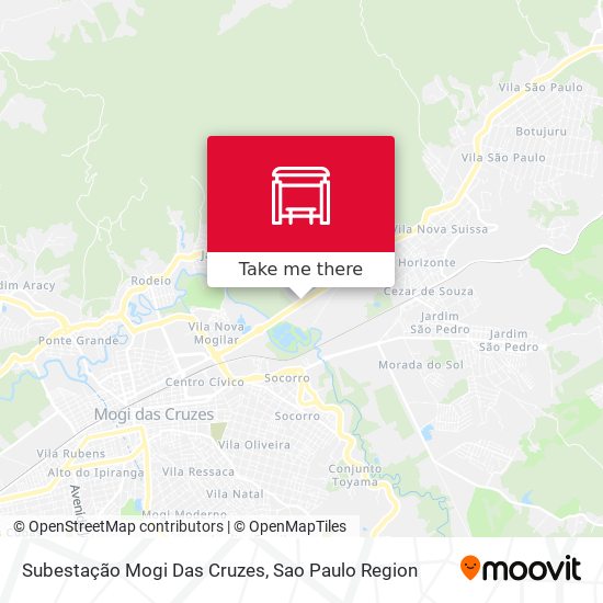 Subestação Mogi Das Cruzes map