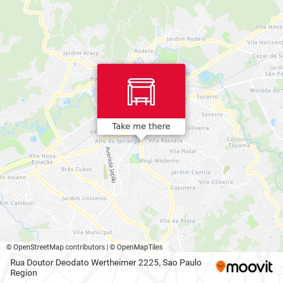 Mapa Rua Doutor Deodato Wertheimer 2225