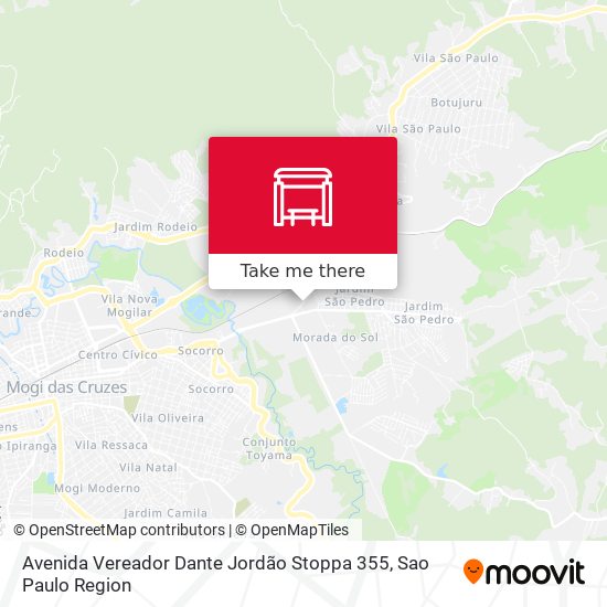 Avenida Vereador Dante Jordão Stoppa 355 map