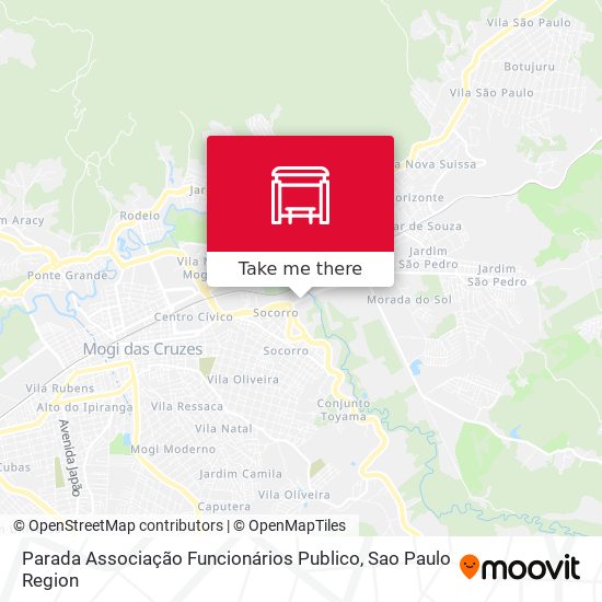 Parada Associação Funcionários Publico map