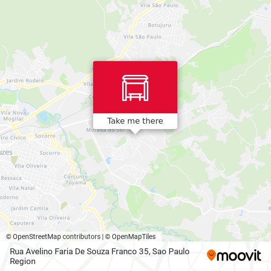 Rua Avelino Faria De Souza Franco 35 map