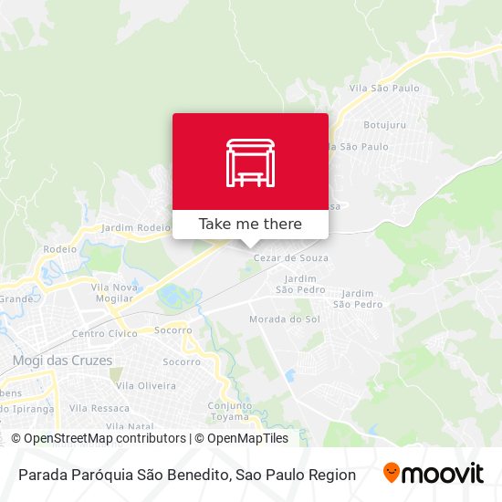 Parada Paróquia São Benedito map