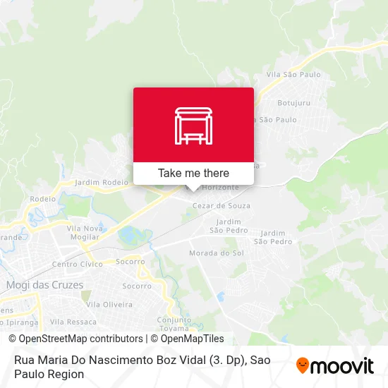 Rua Maria Do Nascimento Boz Vidal (3. Dp) map