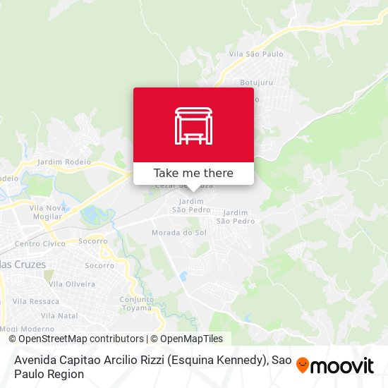 Avenida Capitao Arcilio Rizzi (Esquina Kennedy) map