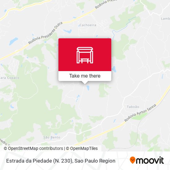 Estrada da Piedade (N. 230) map