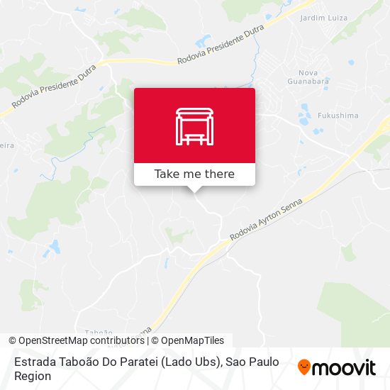 Estrada Taboão Do Paratei (Lado Ubs) map