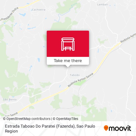 Estrada Taboao Do Paratei (Fazenda) map