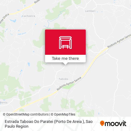 Estrada Taboao Do Paratei (Porto De Areia ) map