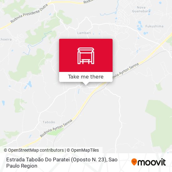 Estrada Taboão Do Paratei (Oposto N. 23) map