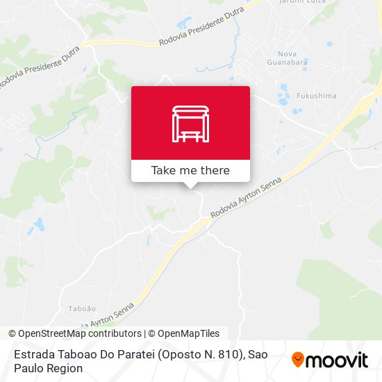 Estrada Taboao Do Paratei (Oposto N. 810) map