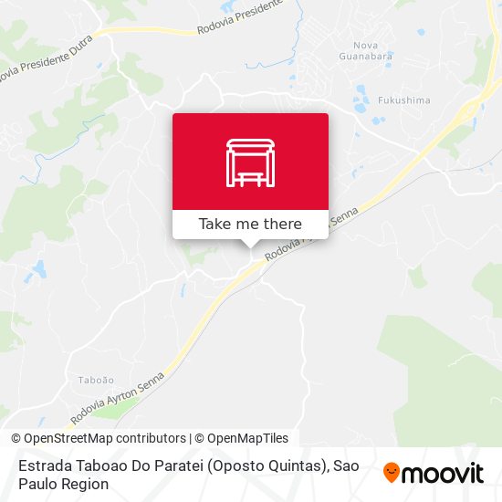 Estrada Taboao Do Paratei (Oposto Quintas) map