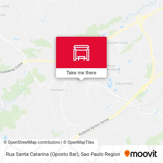 Rua Santa Catarina (Oposto Bar) map