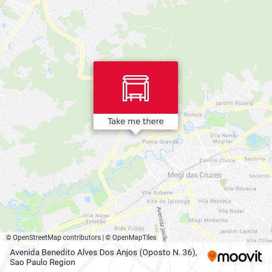 Avenida Benedito Alves Dos Anjos (Oposto N. 36) map